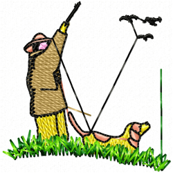 Hunter Embroidery Design 9